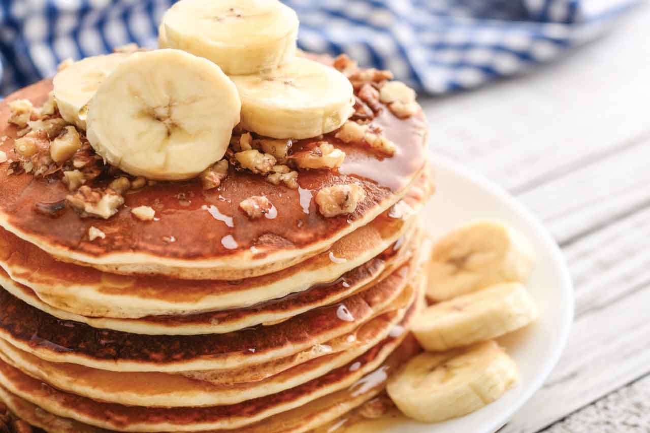 Receita de Panqueca de Banana com Whey